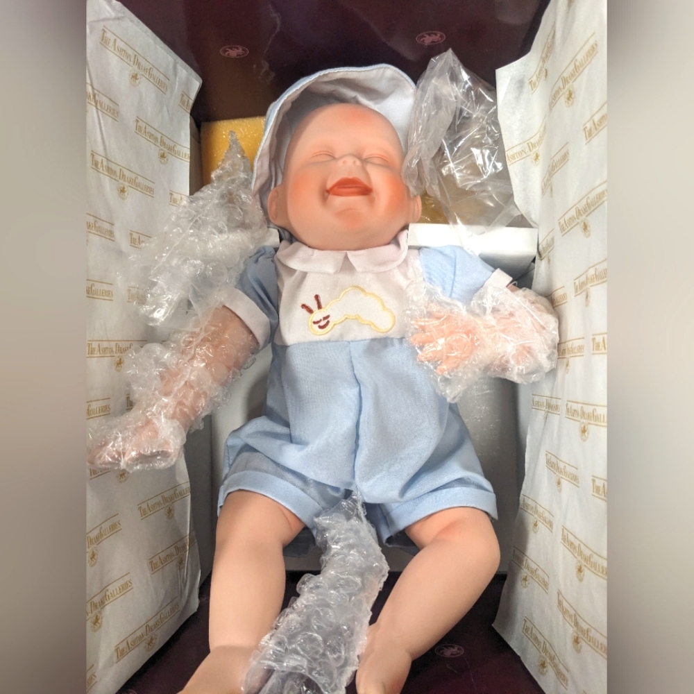 "Tickles" Doll Ashton Drake in box, never used